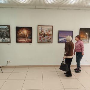 Die neue Gemälde-Ausstelluung wurde heute eröffnet