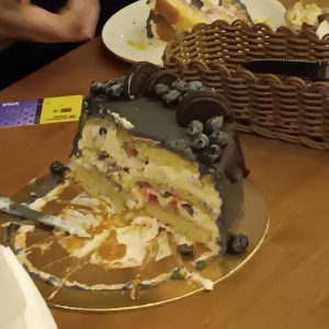 die Hälfte ist schon weg