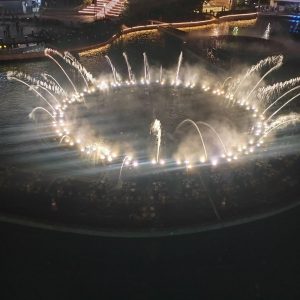 Computegesteuerte Springbrunnen